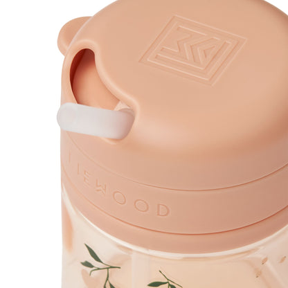 Liewood Pavia Straw Cup - Peach & Sea Shell - close up details
