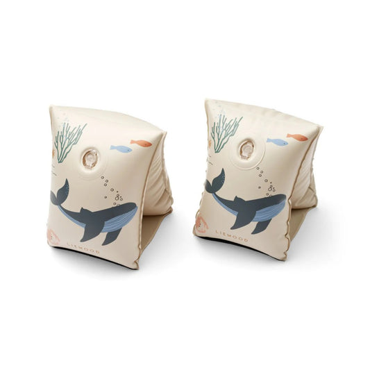 Liewood Shirley Printed Swim Wings 2 Pack - Sea Creature / Sandy