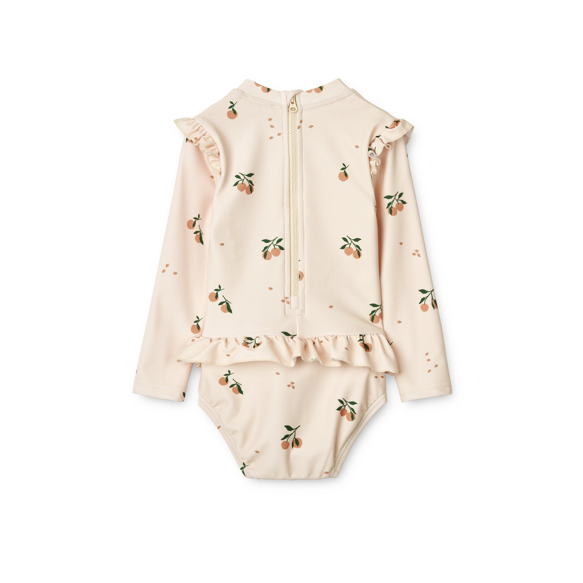 Liewood Sille Baby Printed Swimsuit - Peach / Sea shell