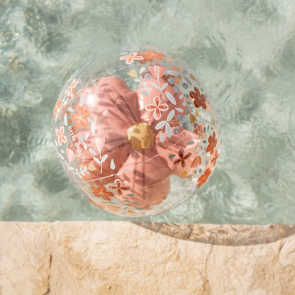 Little Dutch 3D Flowers Beachball - Pink