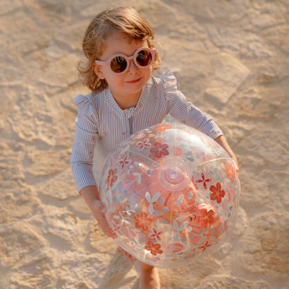 Little Dutch 3D Flowers Beachball - Pink