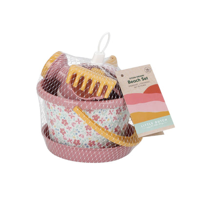 Little Dutch 5 Piece Beach Set - Pink