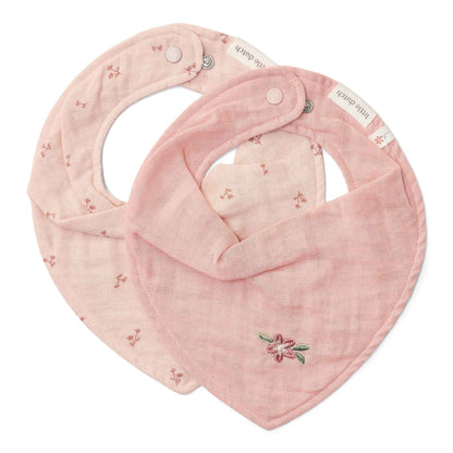 Little Dutch Bandana Bib Set Of 2 - Pure Blossom