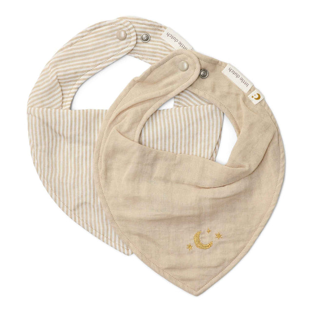 Little Dutch Bandana 2 Pack - Pure Soft Beige