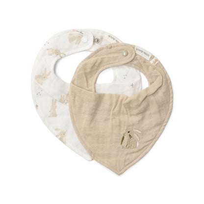 Little Dutch Bandana Bib Set Of 2 - Baby Bunny