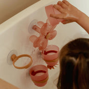 Little Dutch Bath Play Cups - Pink Flower