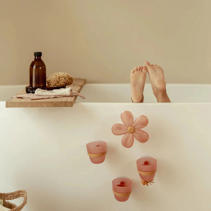 Little Dutch Bath Play Cups - Pink Flower