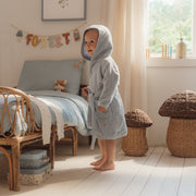 Little Dutch Embroidered Bathrobe - Forest Friends