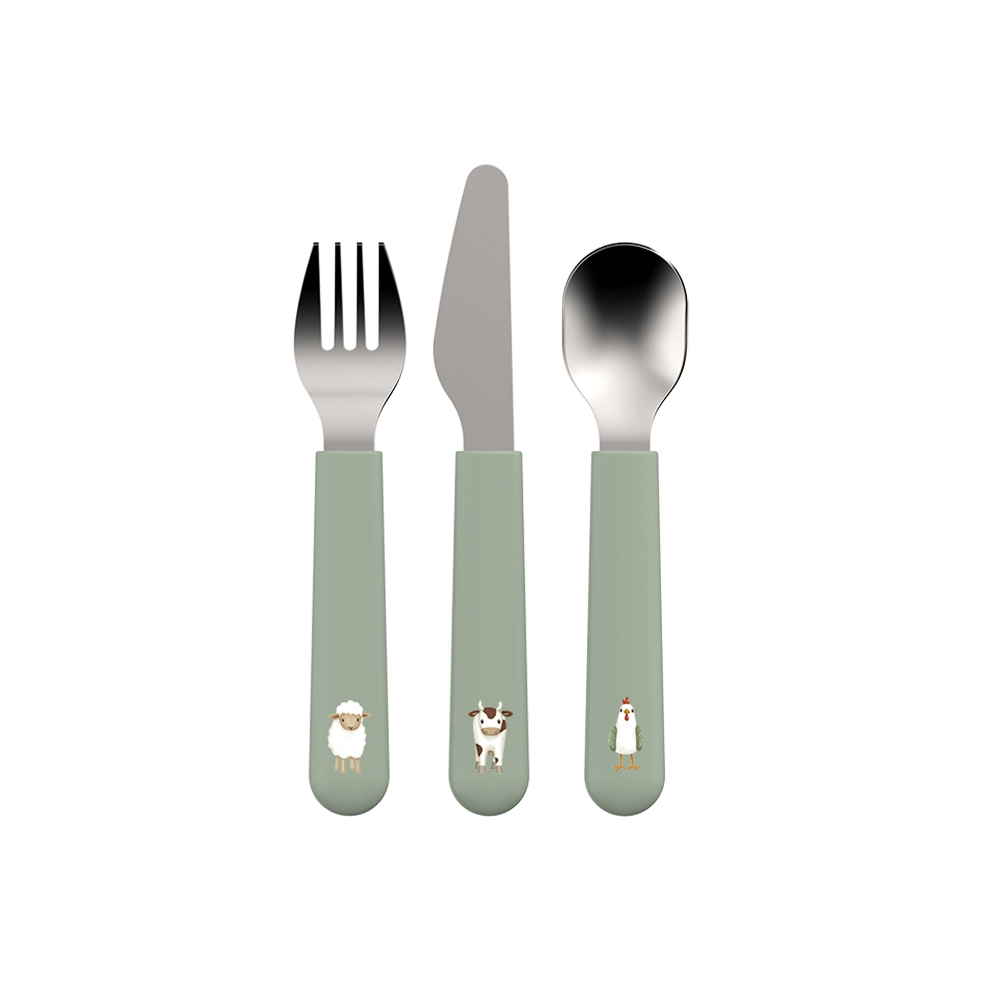 Little Dutch Cutlery Set Mio 3 pcs - Little Farm
