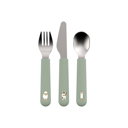 Little Dutch Cutlery Set Mio 3 pcs - Little Farm