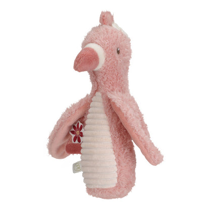 Little Dutch Flamingo Squeeze Rattle - Safari Friends