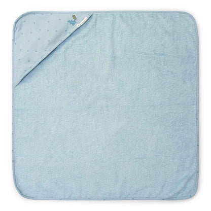 Little Dutch Hooded Towel - Pure Denim Blue