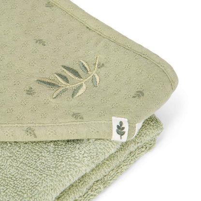 Little Dutch Hooded Towel - Pure Sage