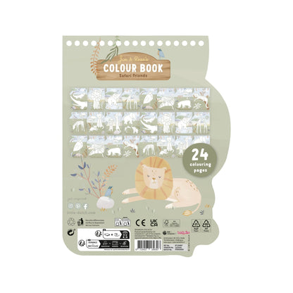 Little Dutch Lion Colouring Book - Safari Friends