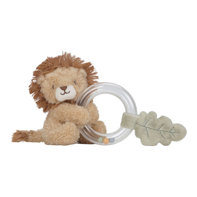 Little Dutch Lion Ring Rattle - Safari Friends