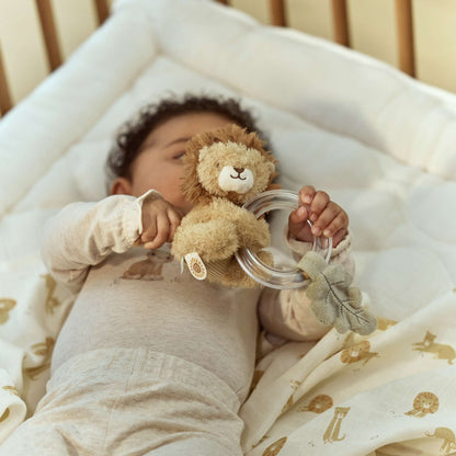 Little Dutch Lion Ring Rattle - Safari Friends