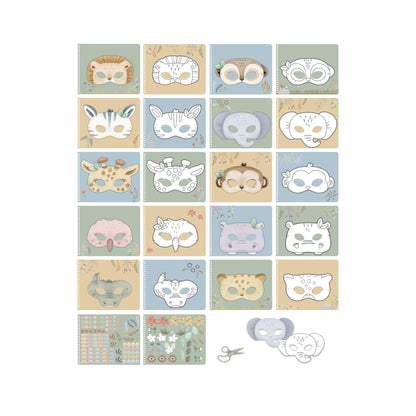 Little Dutch Mask Book - Safari Friends