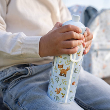 Little Dutch Campus Pop-Up Water Bottle - Forest Friends