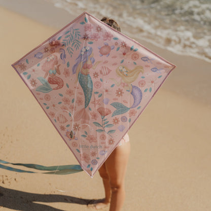 Little Dutch Dreamy Mermaid Diamond Kite - Pink