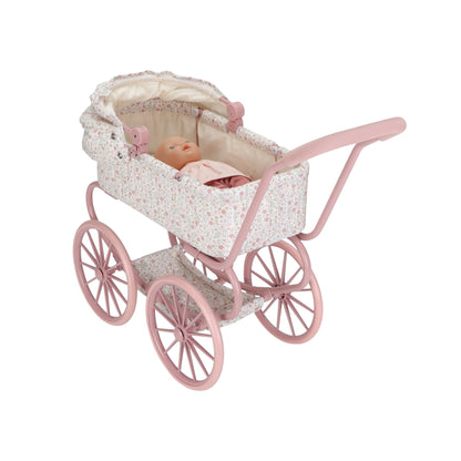 Little Dutch Metal Doll Pram - White