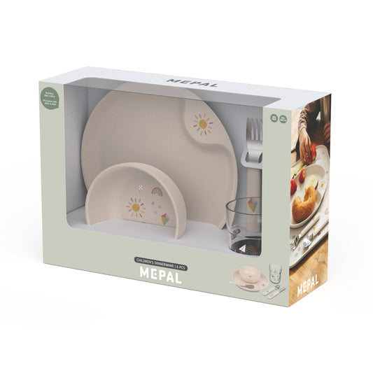 Little Dutch Mio Children's Dinnerware Set - Sunshine & Rainbow