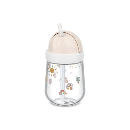 Little Dutch Mio Straw Cup 300ml - Sunshine & Rainbow