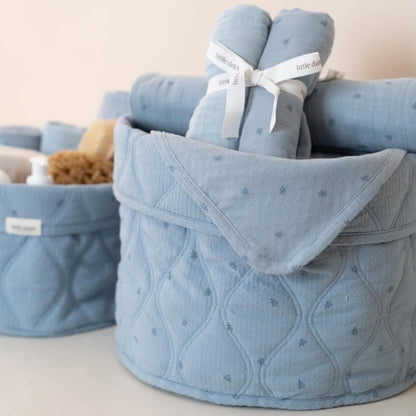 Little Dutch Muslin Squares - Pure Denim Blue