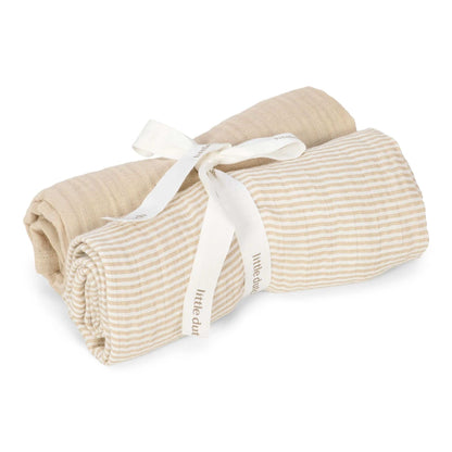 Little Dutch Muslin Squares - Pure Soft Beige