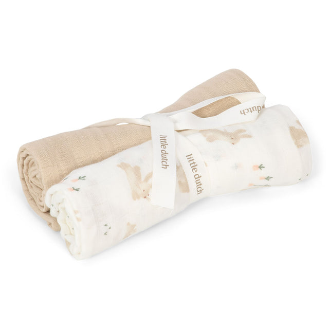 Little Dutch Muslin Squares - Baby Bunny