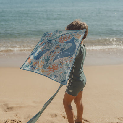 Little Dutch Ocean World Diamond Kite - Blue