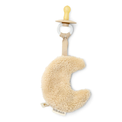 Little Dutch Moon Pacifier Cloth - Pure Soft Beige