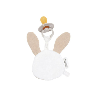 Little Dutch Pacifier Muslin Cloth - Bunny Beige