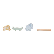 Little Dutch Wooden Activity Cube - Safari Friends