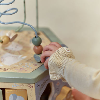 Little Dutch Wooden Activity Cube - Safari Friends