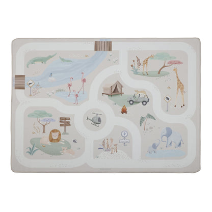 Little Dutch Car Play Mat - Safari Friends