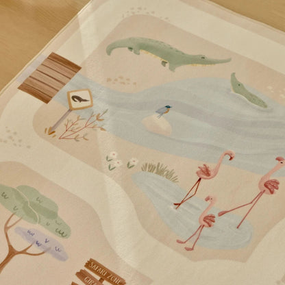 Little Dutch Car Play Mat - Safari Friends