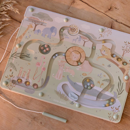 Little Dutch Magnetic Maze - Safari Friends