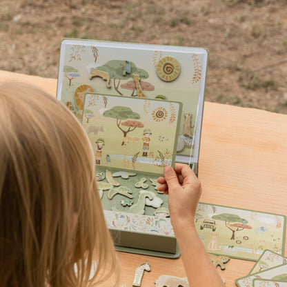 Little Dutch Magnetic Playboard - Safari Friends