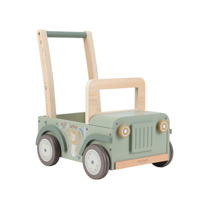 Little Dutch Wooden Push Car Jeep - Safari Friends