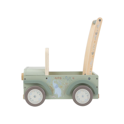 Little Dutch Wooden Push Car Jeep - Safari Friends