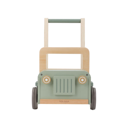 Little Dutch Wooden Push Car Jeep - Safari Friends
