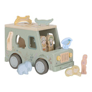 Little Dutch Shape Sorter Jeep - Safari Friends