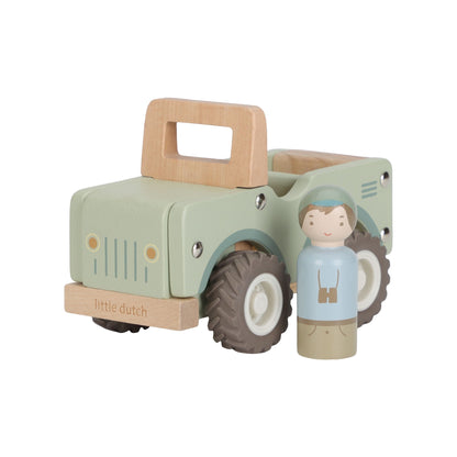 Little Dutch Wooden Safari Jeep - Safari Friends