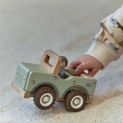 Little Dutch Wooden Safari Jeep - Safari Friends