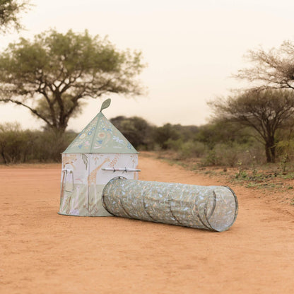 Little Dutch Safari Tent With Play Tunnel