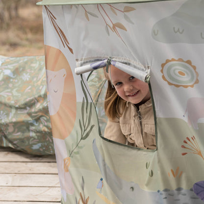 Little Dutch Safari Tent With Play Tunnel