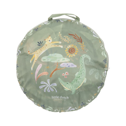 Little Dutch Safari Tent With Play Tunnel
