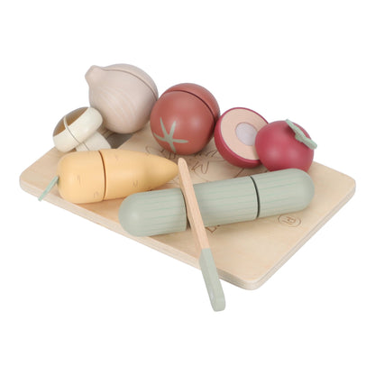 Little Dutch Wooden Slicing Vegetables