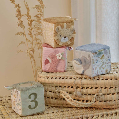 Little Dutch Soft Block Set - Safari Friends