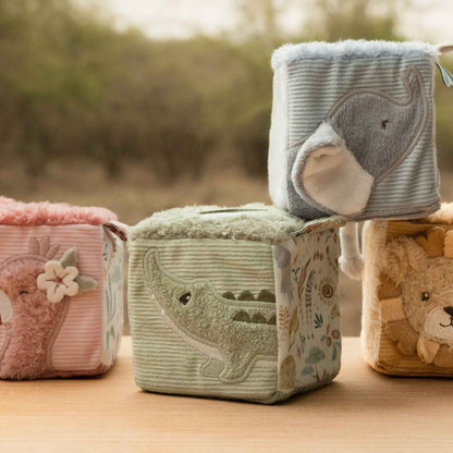 Little Dutch Soft Block Set - Safari Friends